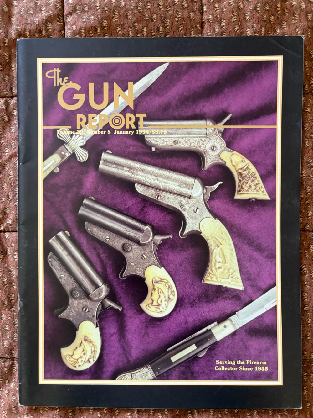 Vintage The Gun Report Magazine Vol 39 No 8 January 1994 - Great Condition!